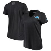 Add Detroit Lions Under Armour Women's Combine Authentic Novelty Performance V-Neck T-Shirt - Black To Your NFL Collection