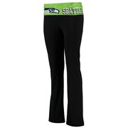 Add Seattle Seahawks Concepts Sport Women's Cameo Knit Pant- Black To Your NFL Collection