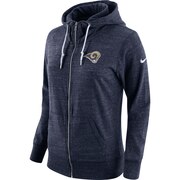 Add Los Angeles Rams Nike Women's Tailgate Vintage Full-Zip Hoodie - Navy To Your NFL Collection