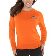 Add Denver Broncos Touch by Alyssa Milano Women's Star Player Sweatshirt - Orange To Your NFL Collection