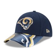 Add Los Angeles Rams New Era Women's 2017 NFL Draft On Stage 9FORTY Adjustable Hat - Navy To Your NFL Collection