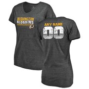 Add Washington Redskins NFL Pro Line by Fanatics Branded Women's Personalized Retro Tri-Blend V-Neck T-Shirt - Burgundy To Your NFL Collection