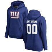 Add New York Giants NFL Pro Line by Fanatics Branded Women's Personalized Name & Number Pullover Hoodie - Royal To Your NFL Collection