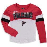 Add Atlanta Falcons New Era Girls Youth Baby Jersey Long Sleeve T-Shirt – White/Red To Your NFL Collection