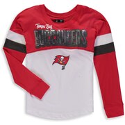 Add Tampa Bay Buccaneers New Era Girls Youth Baby Jersey Long Sleeve T-Shirt – White/Scarlet To Your NFL Collection