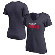 Add Houston Texans NFL Pro Line by Fanatics Branded Women's Houston Strong V-Neck T-Shirt – Navy To Your NFL Collection