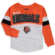 Add Cincinnati Bengals New Era Girls Youth Baby Jersey Long Sleeve T-Shirt – White/Orange To Your NFL Collection