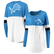 Add Detroit Lions New Era Women's Varsity Athletic Long Sleeve T-Shirt – Blue To Your NFL Collection