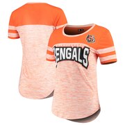 Add Cincinnati Bengals New Era Women's Space Dye Bling T-Shirt – Orange To Your NFL Collection