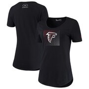 Add Atlanta Falcons Under Armour Women's Combine Authentic Logo Dot Box Tech Tri-Blend T-Shirt – Black To Your NFL Collection