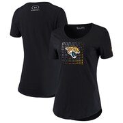 Add Jacksonville Jaguars Under Armour Women's Combine Authentic Logo Dot Box Tech Tri-Blend T-Shirt – Black To Your NFL Collection