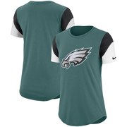 Add Philadelphia Eagles Nike Women's Tri-Blend Team Fan T-Shirt – Midnight Green/Black To Your NFL Collection