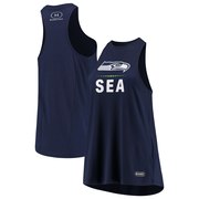 Add Seattle Seahawks Under Armour Women's Combine Authentic Lockup Favorites Tri-Blend Tank Top - College Navy To Your NFL Collection