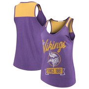 Add Minnesota Vikings Junk Food Women's Sideline Tank Top – Purple To Your NFL Collection