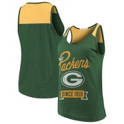 Add Green Bay Packers Junk Food Women's Sideline Tank Top – Green To Your NFL Collection