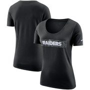 Add Oakland Raiders Nike Women's Sideline Team T-Shirt – Black To Your NFL Collection