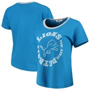 Add Detroit Lions Junk Food Women's Kick Off Tri-Blend T-Shirt – Blue To Your NFL Collection