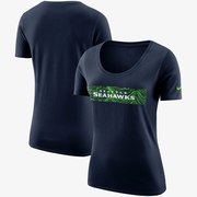 Add Seattle Seahawks Nike Women's Sideline Team T-Shirt – College Navy To Your NFL Collection