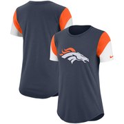 Add Denver Broncos Nike Women's Tri-Blend Team Fan T-Shirt – Navy/Orange To Your NFL Collection