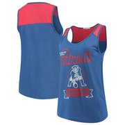 Add New England Patriots Junk Food Women's Sideline Tank Top – Royal To Your NFL Collection