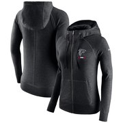 Add Atlanta Falcons Nike Women's Gym Vintage Full-Zip Hoodie - Black To Your NFL Collection