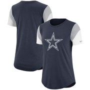 Add Dallas Cowboys Nike Women's Tri-Blend Team Fan T-Shirt – Navy/Gray To Your NFL Collection