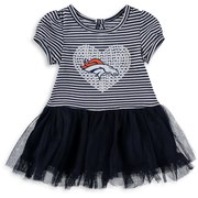 Add Denver Broncos Girls Infant Celebration Scoop Neck Tutu Dress – Navy/White To Your NFL Collection