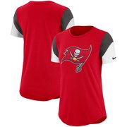 Add Tampa Bay Buccaneers Nike Women's Tri-Blend Team Fan T-Shirt – Red/Brown To Your NFL Collection