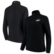 Philadelphia Eagles Vineyard Vines Women's Shep Shirt Quarter-Zip Pullover Jacket – Black