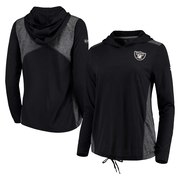 Add Oakland Raiders Under Armour Women's Combine Authentic Threadborne Lightweight Hoodie – Black To Your NFL Collection