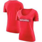 Add Tampa Bay Buccaneers Nike Women's Sideline Team T-Shirt – Red To Your NFL Collection