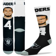 Add Derek Carr Oakland Raiders For Bare Feet Youth Selfie Socks To Your NFL Collection