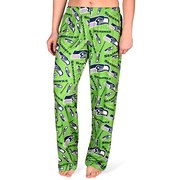 Add Seattle Seahawks Forever Collectibles Women's Repeat Print Pants - Neon Green To Your NFL Collection