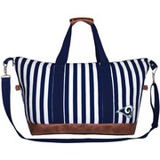 Add Los Angeles Rams Women's Striped Weekender Bag To Your NFL Collection