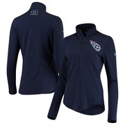 Add Tennessee Titans Under Armour Women's Combine Authentic Favorites Half-Zip Jacket – Navy To Your NFL Collection