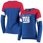Add New York Giants Juniors Team Blocker Color Block T-Shirt – Royal To Your NFL Collection