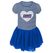 Add New York Giants Girls Infant Celebration Tutu Sequins Dress - Royal To Your NFL Collection