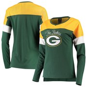 Add Green Bay Packers Juniors Team Blocker Color Block T-Shirt – Green To Your NFL Collection