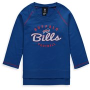 Order Buffalo Bills Girls Youth Overthrow 3/4-Sleeve Crew Sweatshirt – Royal at low prices.