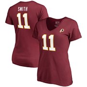 Add Alex Smith Washington Redskins NFL Pro Line by Fanatics Branded Women's Authentic Stack Name & Number V-Neck T-Shirt - Burgundy To Your NFL Collection