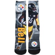 Add Le'Veon Bell Pittsburgh Steelers For Bare Feet Youth Player Montage Tri-Blend Crew Socks To Your NFL Collection