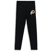 Add Washington Redskins Girls Youth Classic Play Leggings - Black To Your NFL Collection