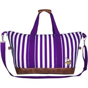 Add Minnesota Vikings Women's Striped Weekender Bag To Your NFL Collection