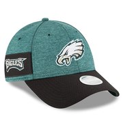 Add Philadelphia Eagles New Era Women's 2018 NFL Sideline Home 9FORTY Adjustable Hat – Midnight Green/Black To Your NFL Collection