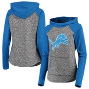 Add Detroit Lions G-III 4Her by Carl Banks Women's Championship Ring Pullover Hoodie – Heathered Gray/Blue To Your NFL Collection