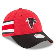 Add Atlanta Falcons New Era Women's 2018 NFL Sideline Home 9FORTY Adjustable Hat – Red/Black To Your NFL Collection