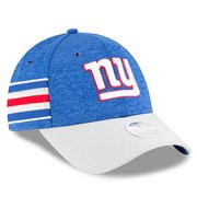 Add New York Giants New Era Women's 2018 NFL Sideline Home 9FORTY Adjustable Hat – Royal/Gray To Your NFL Collection