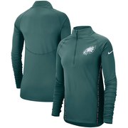 Philadelphia Eagles Nike Women's Core Half-Zip Pullover Jacket - Midnight Green