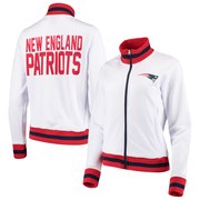 Add New England Patriots G-III 4Her by Carl Banks Women's Field Goal Track Jacket – White To Your NFL Collection