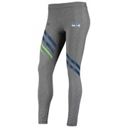 Add Seattle Seahawks Under Armour Women's Combine Authentic Stripe Favorites Leggings - Heathered Charcoal To Your NFL Collection